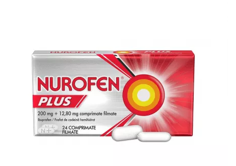 Nurofen Plus, 24 tablets, Healthcare, headache, menstrual, dental, back, rheumatic, muscular, migraine and neuralgia pain