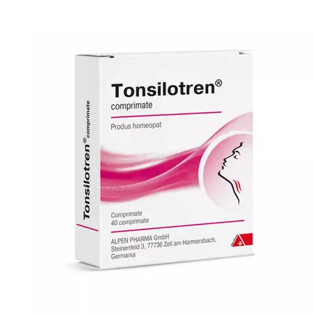 Toncel Tablets Tonsilotren, 40 tablets, upper respiratory tract diseases – StoreOfAnimals