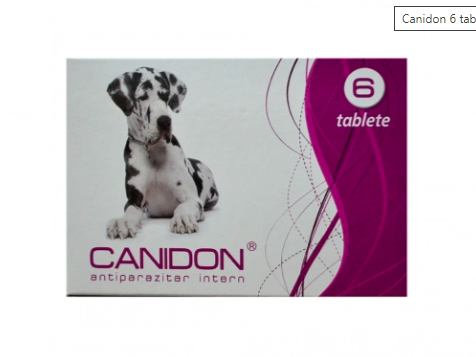 Canidon 6 tablets, Antiparasitic