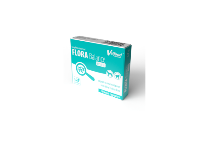 VetFood Flora Balance Mini, 30 capsules