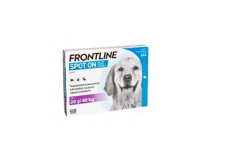 2  X Frontline Spot On L (20-40 kg) -  Pipette Antiparasitic