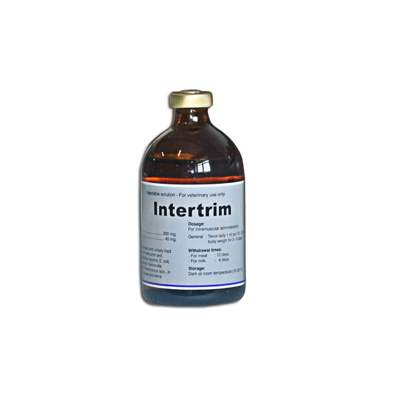 Intertrim 100ml - Trimethoprim + Sulfamethoxazole - Similar Virbac