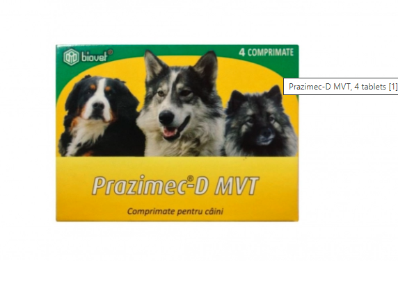 2 X Prazimec-D MVT, 4 tablets